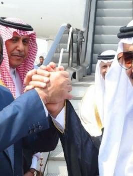 العاهل السعودي وعبد الفتاح السيسي 