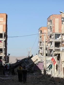 قتلى في ايران نتيجة الزلزال 