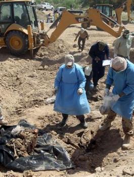 مقبرة جماعية في الرمادي 