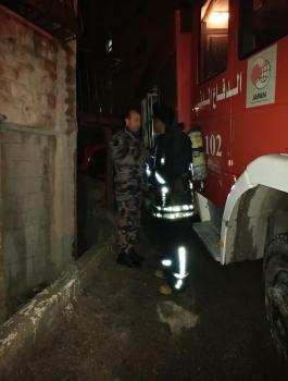 حريق منزل في عناتا 