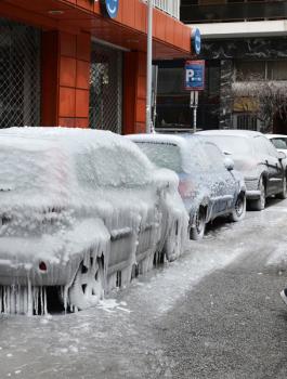 الثلوج في اوروبا 