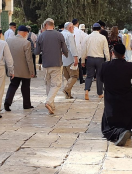 اقتحام المستوطنين للمسجد الأقصى المبارك 