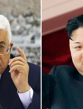 عباس والزعيم الكوري الشمالي 