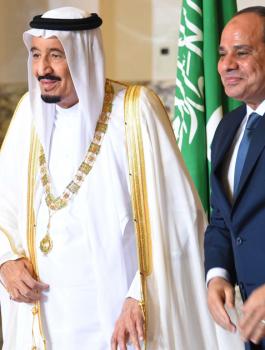 الرئيس المصري والملك سلمان 