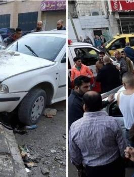 وفاة مواطن وحفيدته في حادث سير مروع وقع في نابلس 