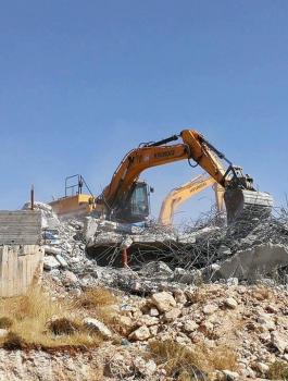 هدم في الضفة الغربية 