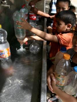 أقل من 4% من المياه في غزة صالحة للاستعمال