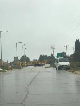 اغلاق طريق الجلزون رام الله 