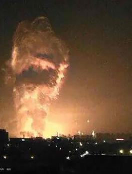 قصف اسرائيلي على حلب 