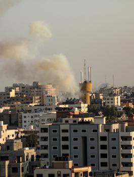 قصف اسرائيلي يستهدف شمال غزة 