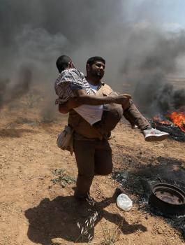 الامم المتحدة والفلسطينيين في غزة 