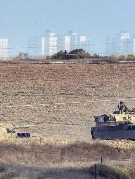 المقاومة في غزة تتصدى للجيش الاسرائيلي 