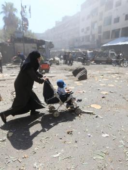 حصار دوما السورية 