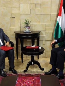 رامي الحمد الله والسفير التونسي لدى فلسطين 