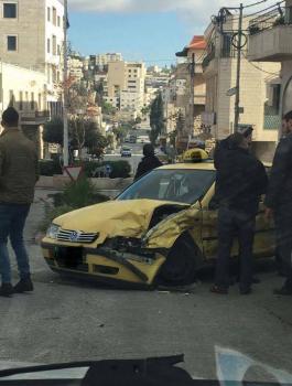 إصابة عدد من المواطنين بعد أن دهستهم شاحنة إسرائيلية في بيت جالا