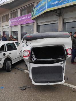 حوادث السير في الضفة الغربية 