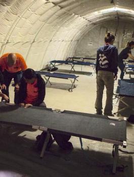 البلدات الفلسطينية في اسرائيل والملاجئ 