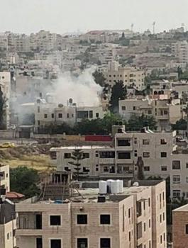 اقتحام مخيم الأمعري 