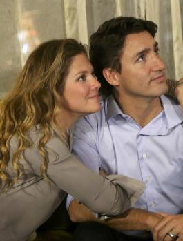 ترودو وزوجته وفيروس كورونا 