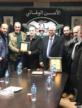 فعاليات ومؤسسات الرام تزور قيادة الأمن الوقائي في محافظة القدس