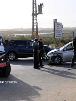 حادث سير في منطقة تقوع 