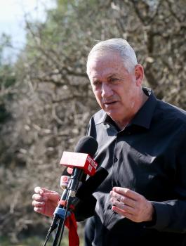 غانتس وسوريا واسرائيل 