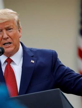 ترامب واميركا وفيروس كورونا 