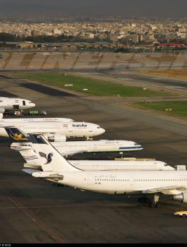 سقوط طائرة ايرانية 