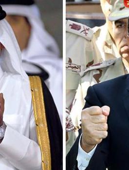 امير قطر يعزي السيسي 