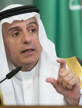 الجبير" على قطر التوقف عن دعم الارهاب وهذا مطلب كل العالم