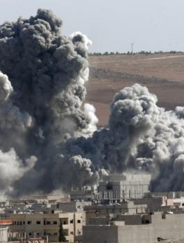 غارات للتحالف الدولي في سوريا 