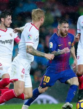 برشلونة واشبيلية في كأس السوبر الاسباني 