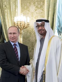 بن زايد وبوتين 