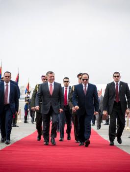 عبد الله والسيسي 