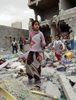 آثار-الدمار-في-اليمن