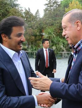 امير قطر يلتقي بأردوغان في تركيا 