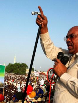 البشير والحكومة الانتقالية في السودان 