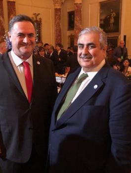 وزير الخارجية البحريني واسرائيل 