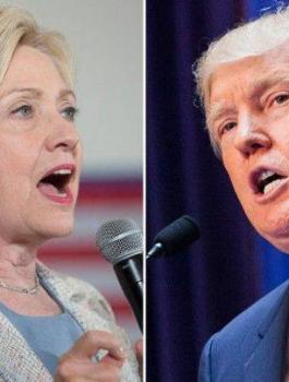 ترامب وكلينتون 