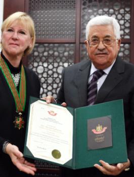 وزيرة خارجية السويد والرئيس 