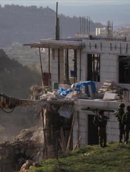 هدم منشآت فلسطينيىة في الاغوار 