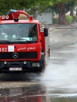 الامطار في فلسطين والدفاع المدني 