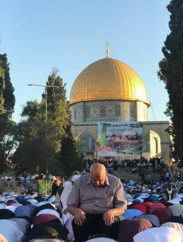 صلاة عيد الفطر بالمسجد الاقصى 