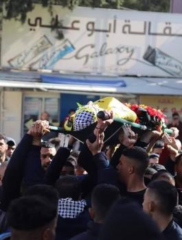 تشييع جثامين الشهداء الفلسطينيين 