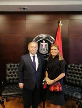 وزير الاقتصاد ووزيرة الاستثمار المصرية 