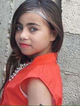 الطفلة انعام العطار من غزة 
