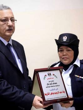 تكريم ضباط شرطة في طولكرم 