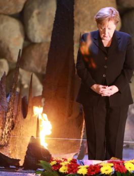 ميركل في اسرائيل 