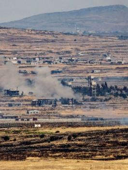 الحدود السورية مع فلسطين المحتلة 