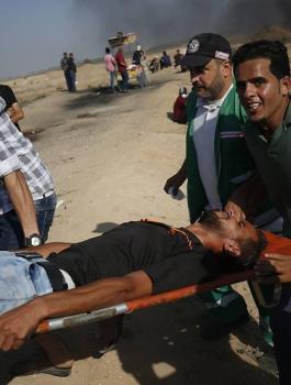 استشهاد شاب 22 عاماً وعدة إصابات بقصف صاروخي شرق غزة